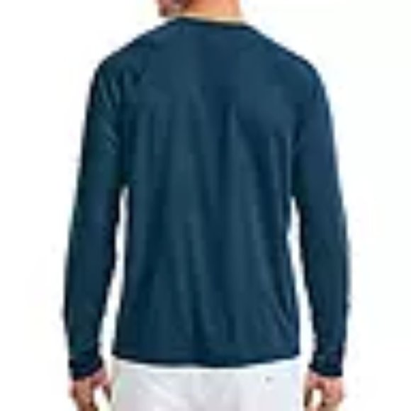 Nice looking Brand New Nautica Men's Long Sleeve  Shirt -UPF Protection - Picture 2 of 3